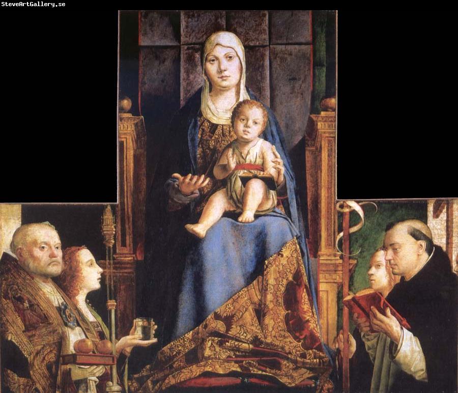 Antonello da Messina Madonna with SS Nicholas of Bari,Anastasia